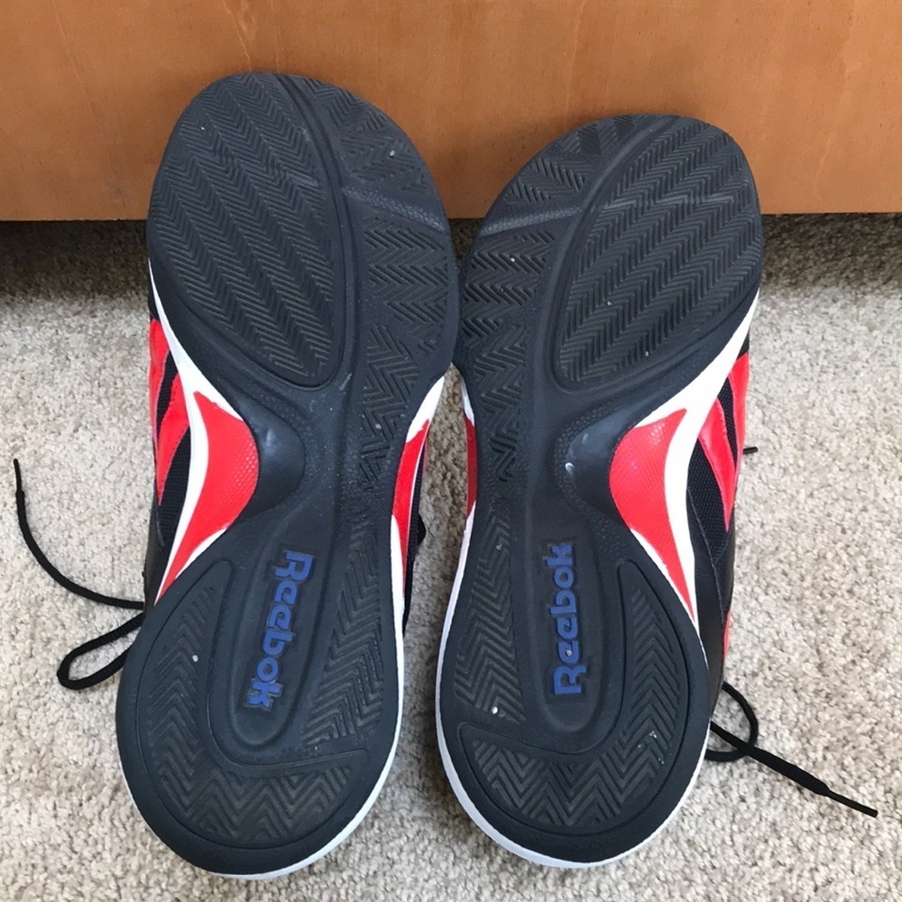 Reebok Men’s size 12 black sneakers with mesh - Picture 4 of 8